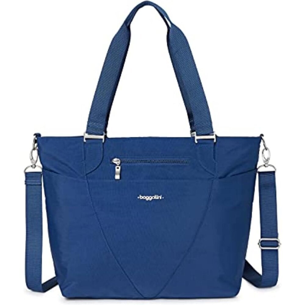 Lightweight Nylon Tote Bag 12x18 Laptop Carry On Water-Resistant Travel